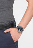  Shop Authentic Diesel Mega Chief Chronograph Black Dial Silver Steel Strap Watch For Men - DZ4308 - Luxxuri