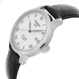  Shop Authentic Tissot T Classic Le Locle Automatic Silver Dial Black Leather Strap Watch For Men - T41.1.423.33 - Luxxuri