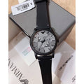  Shop Authentic Emporio Armani Luigi Quartz White Dial Black Rubber Strap Watch For Men - AR11136 - Luxxuri