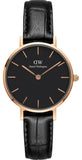  Shop Authentic Daniel Wellington Classic Petite Reading Black Dial Black Leather Strap Watch For Women - DW00100223 - Luxxuri