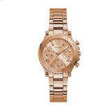  Shop Authentic Guess Cosmic Chronograph Rose Gold Dial Rose Gold Steel Strap Watch for Women - GW0465L2 - Luxxuri
