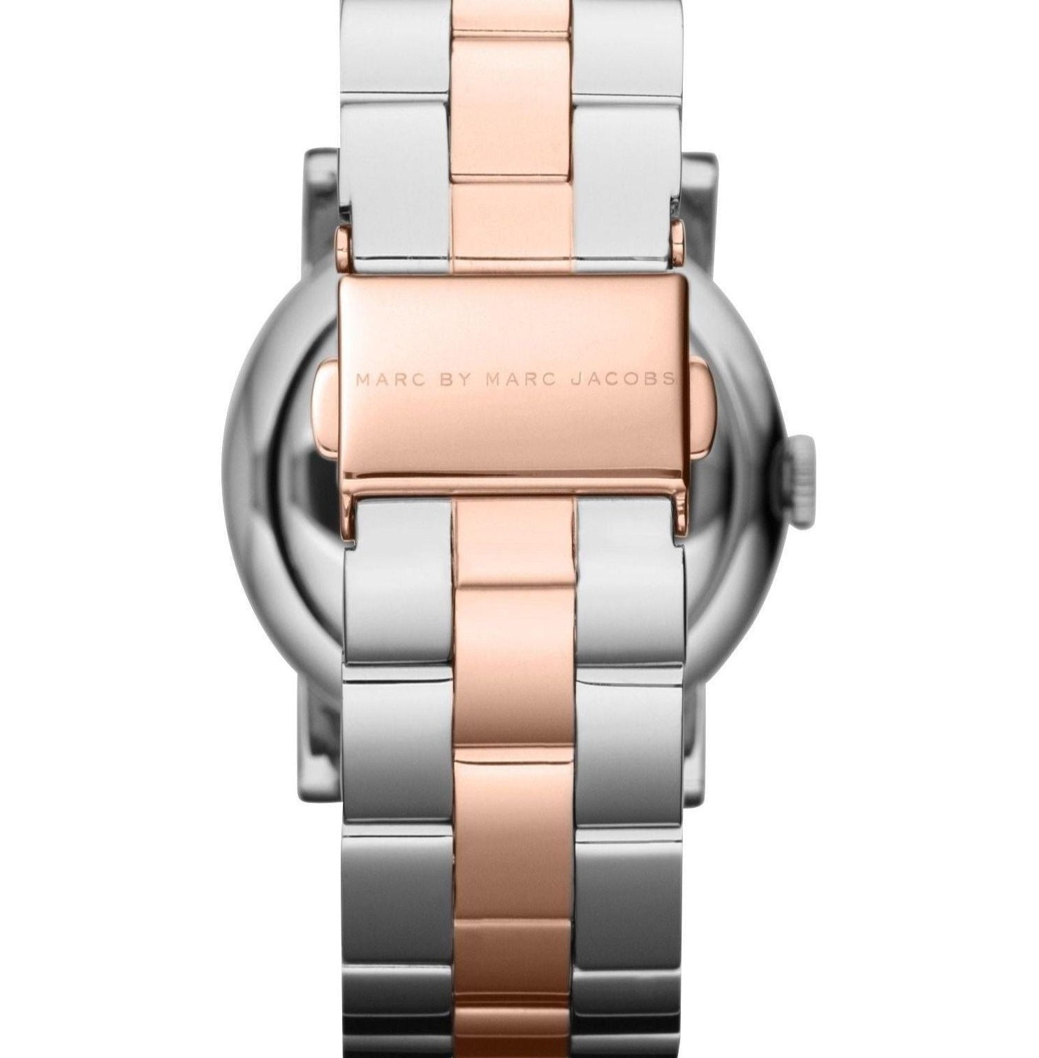  Shop Authentic Marc Jacobs Amy Silver Dial Two Tone Steel Strap Watch for Women - MBM3194 - Luxxuri