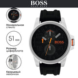  Shop Authentic Hugo Boss Detroit Sport Quartz Black Dial Black Rubber Strap Watch for Men - 1550006 - Luxxuri