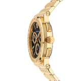  Shop Authentic Versace Greca Chronograph Black Dial Gold Steel Strap Watch For Men - VEZ900421 - Luxxuri