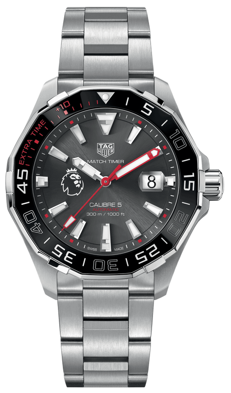  Shop Authentic Tag Heuer Aquaracer Calibre 5 Premiere League Edition Black Dial Silver Stainless Steel Watch for Men - WAY201D.BA0927 - Luxxuri
