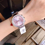  Shop Authentic Michael Kors Parker Chronograph Pink Dial Silver Steel Strap Watch For Women - MK6105 - Luxxuri
