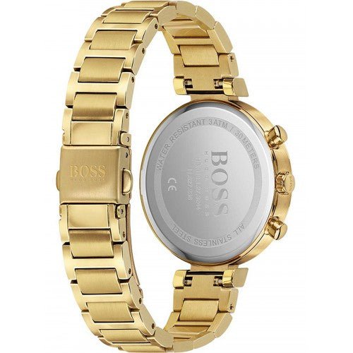  Shop Authentic Hugo Boss Flawless Gold Dial Gold Steel Strap Watch for Women - 1502532 - Luxxuri