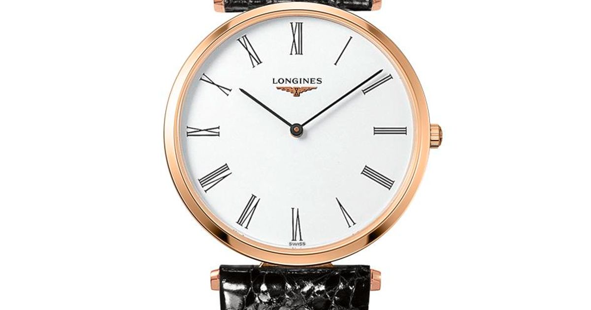  Shop Authentic Longines La Grande Classique De Longines White Dial Black Leather Strap Watch for Women - L4.755.1.91.2 - Luxxuri