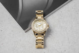  Shop Authentic Fossil Riley Gold Dial Gold Steel Strap Watch for Women - ES3203 - Luxxuri
