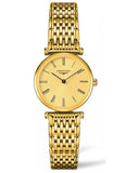  Shop Authentic Longines La Grande Classique de Longines Gold Dial Gold Mesh Bracelet Watch for Women - L4.209.2.31.8 - Luxxuri