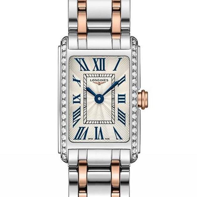  Shop Authentic Longines Dolcevita Diamonds White Dial Two Tone Steel Strap Watch for Women - L5.258.5.79.7 - Luxxuri