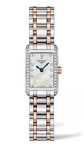  Shop Authentic Longines Dolcevita Diamonds Mother of Pearl White Dial Two Tone Steel Strap Watch for Women - L5.258.5.89.7 - Luxxuri