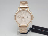 Shop Authentic Tommy Hilfiger Carly Rose Gold Dial Rose Gold Steel Strap Watch for Women - 1781788 - Luxxuri