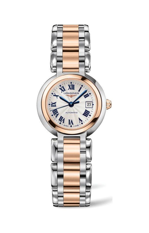  Shop Authentic Longines PrimaLuna Automatic 26.5mm Silver Dial Two Tone Steel Strap Watch for Women - L8.111.5.78.6 - Luxxuri