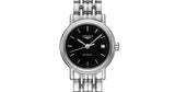  Shop Authentic Longines Presence 25.5mm Automatic Black Dial Silver Steel Strap Watch for Women - L4.321.4.52.6 - Luxxuri