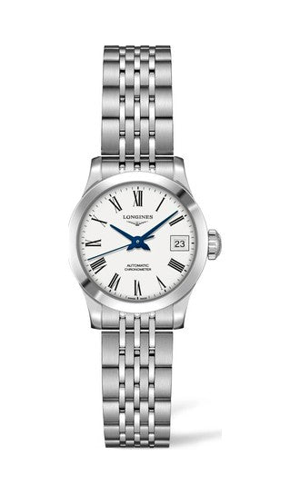  Shop Authentic Longines Record Automatic Stainless Steel 40mm Watch for Men - L2.821.4.11.6 - Luxxuri