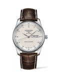  Shop Authentic Longines Master Collection Automatic 38.5mm Silver Diamond Dial Brown Leather Strap Watch for Men - L2.755.4.77.3 - Luxxuri