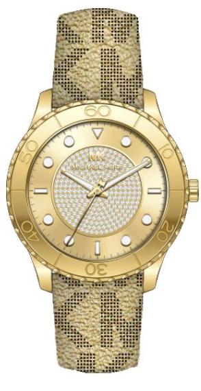  Shop Authentic Michael Kors Runway Three Hand Quartz Gold Dial Brown Leather Strap Watch For Women - MK6999 - Luxxuri