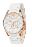  Shop Authentic Emporio Armani Sportivo White Dial White Rubber Strap Watch For Men - AR5919 - Luxxuri
