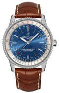  Shop Authentic Breitling Navitimer Automatic 38mm Blue Dial Brown Leather Strap Mens Watch - A17325211C1P2 - Luxxuri