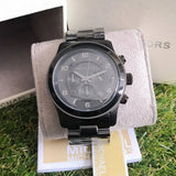  Shop Authentic Michael Kors Runway Chronograph Black Dial Black Steel Strap Watch for Men - MK8157 - Luxxuri
