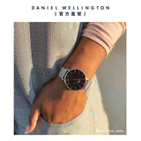  Shop Authentic Daniel Wellington Petite Melrose Black Dial Rose Gold Mesh Strap Watch For Women - DW00100303 - Luxxuri