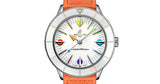  Shop Authentic Breitling Superocean Heritage '57 Pastel Paradise White Dial Orange Leather Watch for Women - A10340A11A1X1 - Luxxuri