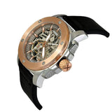  Shop Authentic Fossil Modern Machine Automatic Skeleton Dial Black Leather Strap Watch for Men - ME3082 - Luxxuri