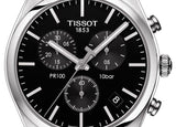  Shop Authentic Tissot T Classic PR 100 Chronograph Black Dial Silver Steel Strap Watch for Men - T101.417.11.051.00 - Luxxuri