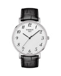 Shop Authentic Tissot Everytime Large White Dial Black Leather Strap Watch For Men - T109.610.16.032.00 - Luxxuri