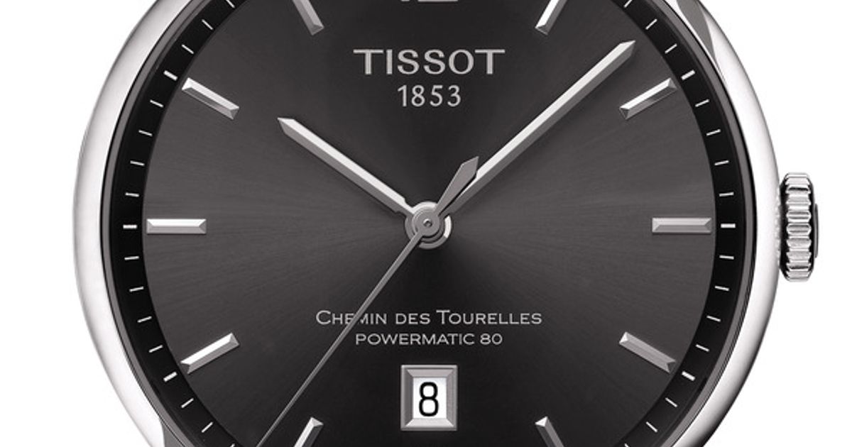  Shop Authentic Tissot Chemin Des Tourelles Powermatic 80 Black Dial Black Leather Strap Watch For Men - T099.407.16.447.00 - Luxxuri