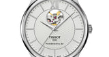  Shop Authentic Tissot T Classic Tradition Powermatic 80 Open Heart Silver Dial Brown Leather Strap Watch for Men - T063.907.16.038.00 - Luxxuri