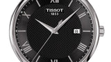  Shop Authentic Tissot T Classic Tradition Quartz Black Dial Black Leather Strap Watch For Men - T063.610.16.058.00 - Luxxuri