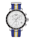 Shop Authentic Tissot Quickster Chronograph NBA Golden State Warriors White Dial Two Tone NATO Strap Watch for Men - T095.417.17.037.15 - Luxxuri