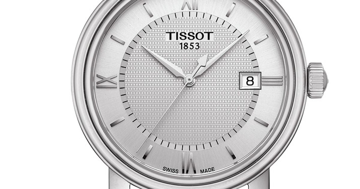  Shop Authentic Tissot T Classic Bridgeport Silver Dial Brown Leather Strap Watch For Men - T097.410.16.038.00 - Luxxuri