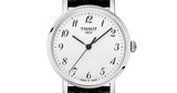  Shop Authentic Tissot Everytime Small White Dial Black Leather Strap Watch For Women - T109.210.16.032.00 - Luxxuri