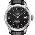  Shop Authentic Tissot Le Locle Automatic Lady Black Dial Black Leather Strap Watch for Women - T41.1.123.57 - Luxxuri