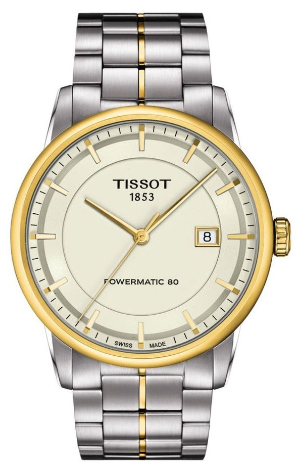  Shop Authentic Tissot Luxury Powermatic 80 Gold Dial Silver Steel Strap Watch For Men - T086.407.22.261.00 - Luxxuri