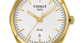  Shop Authentic Tissot T Classic PR 100 Quartz White Dial Gold Steel Strap Watch for Men - T101.410.33.031.00 - Luxxuri