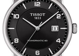  Shop Authentic Tissot Luxury Powermatic 80 Black Dial Black Leather Strap Watch For Men - T086.407.16.057.00 - Luxxuri