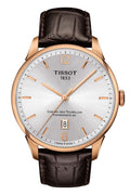  Shop Authentic Tissot Chemin Des Tourelles Powermatic 80 Silver Dial Brown Leather Strap Watch For Men - T099.407.36.037.00 - Luxxuri