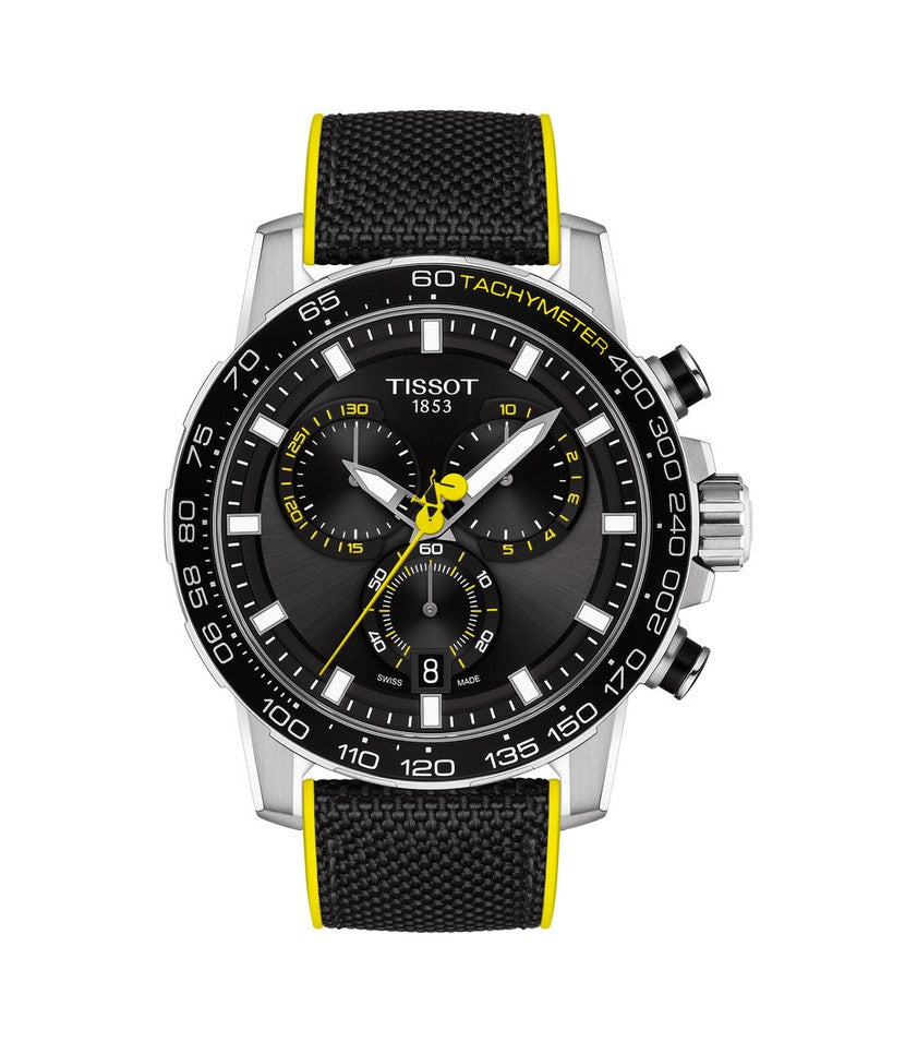  Shop Authentic Tissot T Sport Supersport Chrono Tour De France Black Dial Black Nylon Strap Watch for Men - T125.617.17.051.00 - Luxxuri