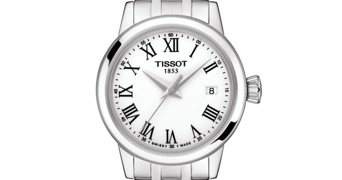  Shop Authentic Tissot Classic Dream Lady Stainless Steel Watch For Women - T129.210.11.013.00 - Luxxuri