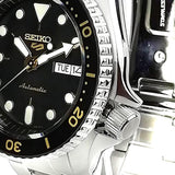  Shop Authentic Seiko 5 Sports Automatic Black Dial Silver Steel Strap Watch For Men - SRPD57K1 - Luxxuri