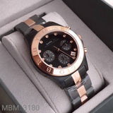  Shop Authentic Marc Jacobs Blade Chronograph Grey Dial Two Tone Steel Strap Watch for Women - MBM3180 - Luxxuri