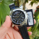  Shop Authentic Tommy Hilfiger Nolan Chronograph Blue Dial Blue Rubber Strap Watch for Men - 1791142 - Luxxuri