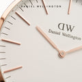  Shop Authentic Daniel Wellington Petite Reading White Dial Black Leather Strap Watch For Women - DW00100173 - Luxxuri