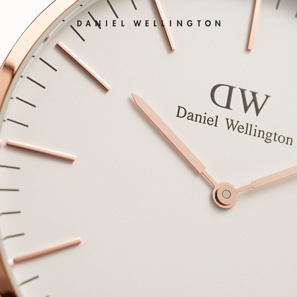  Shop Authentic Daniel Wellington Petite Reading White Dial Black Leather Strap Watch For Women - DW00100173 - Luxxuri