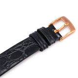  Shop Authentic Emporio Armani Kappa Quartz Black Dial Black Leather Strap Watch For Women - AR11064 - Luxxuri