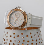  Shop Authentic Guess Limelight White Dial White Rubber Strap Watch for Women - W1053L2 - Luxxuri